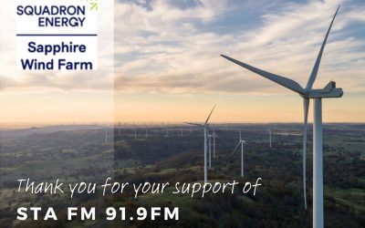 Sapphire Wind Farm Grants – Thank You For Your Support Of STA FM 91.9