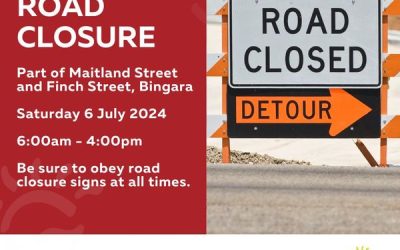 Road Closures For Bingara’s Happy Days Oranges Festival