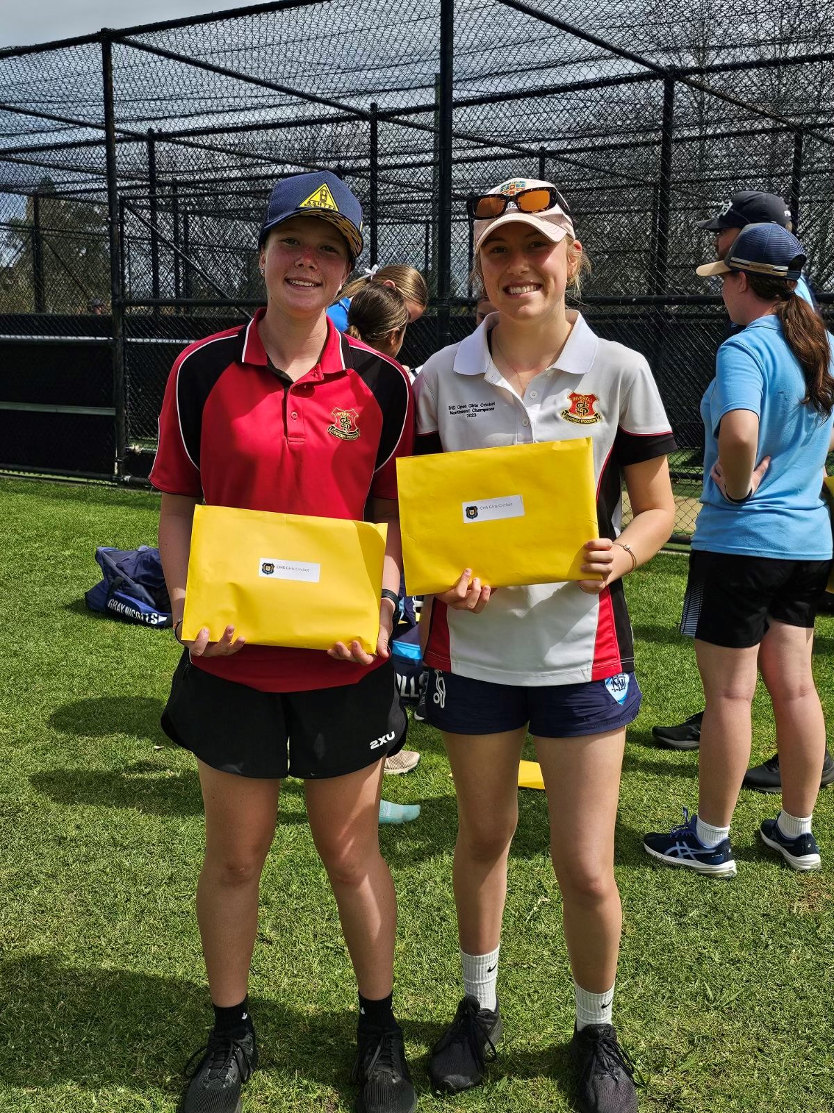 Georgie Lennord (right) has been selected to play with the Northern Stars