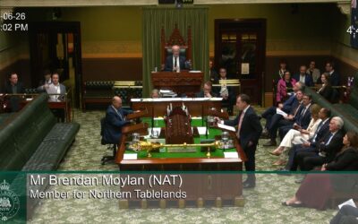 Busy Week Back in State Parliament for Moylan