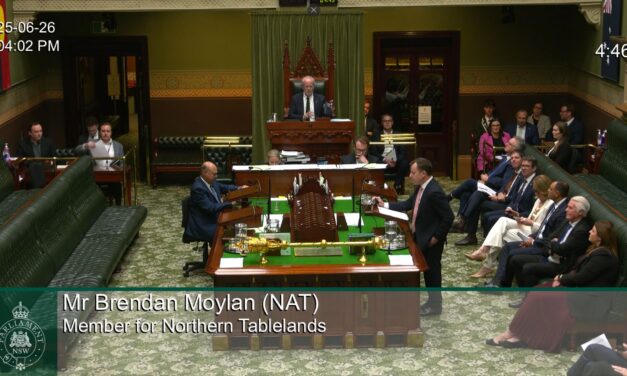 Busy Week Back in State Parliament for Moylan