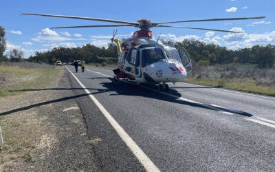 Helicopter Transports Woman After Motorcycle Accident at Gravesend